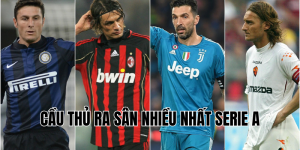 cầu thủ ra sân nhiều nhất serie a